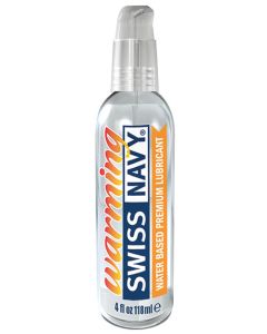 Swiss Navy Warming Water Based Lubricant - 4 oz