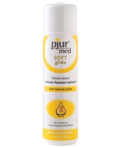 Pjur Med Soft Glide Silicone Based Personal Lubricant - 100ml Bottle
