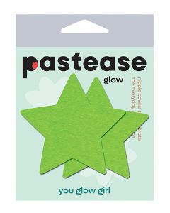 Pastease Premium Star - Glow in the Dark Green O/S