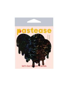 Pastease Premium Melty Heart - Black O/S