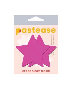 Pastease Basic Star Black Light Reactive - Neon Pink O/S