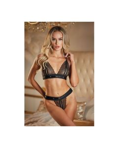 Allure Lace Peek a Boo Bralette & Panty