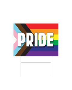 Plastic Pride Yard Sign