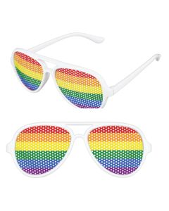 Pinhole Glasses - Rainbow