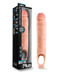 Blush Performance Plus 11.5" Silicone Cock Sheath Penis Extender - Flesh
