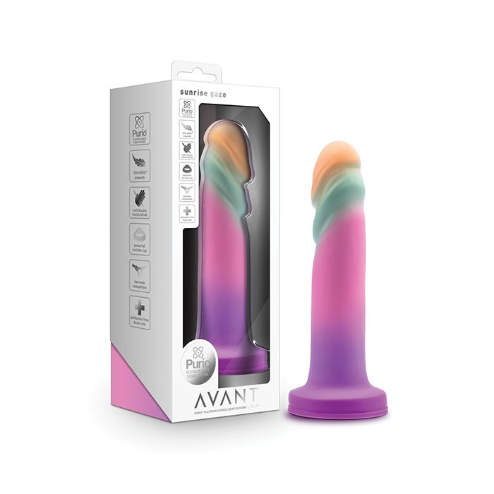 Blush Avant Sunrise Gaze Silicone Dildo - Sherbet
