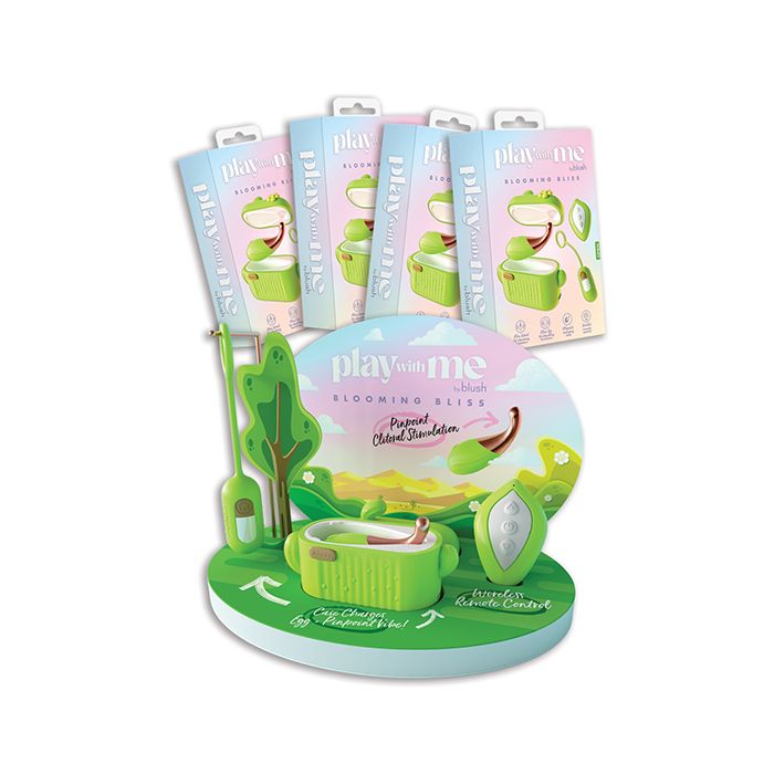 Blush Play With Me Blooming Bliss Merchandising Tester Display - Green