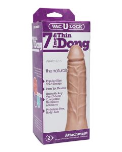Vac-U-Lock 7" Thin Dong - White