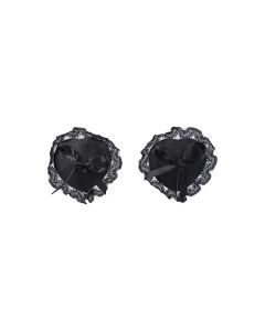 In A Bag Lace Nipple Pasties - Black