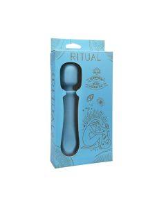 RITUAL Euphoria Rechargeable Silicone Wand Vibe - Blue