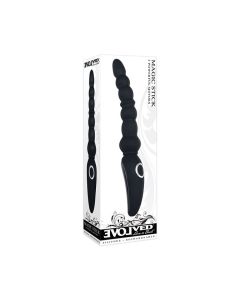 Evolved Magic Stick Beaded Vibrator - Black