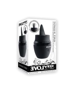 Evolved Tongue Tied Flicking Massager - Black