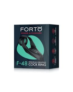Forto F-48 Perineum Double C-Ring - Black