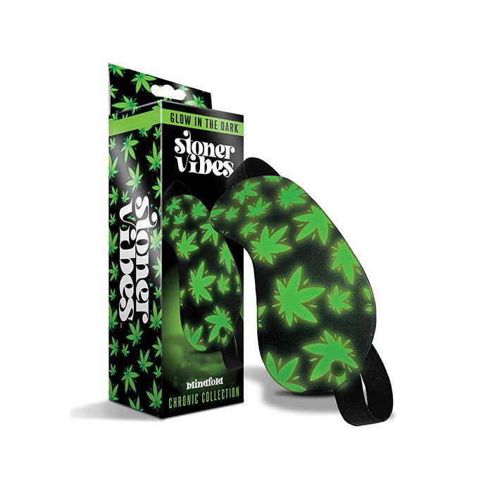 Stoner Vibes Glow in the Dark Blindfold