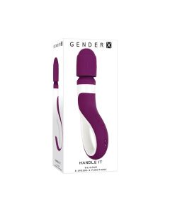Gender X Handle It Wand - Purple/White