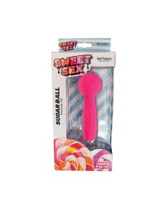 Sweet Sex Sugar Ball Mini Wand Vibe - Magenta