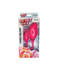 Sweet Sex Horny Helper Vibration & Suction Vibe - Magenta