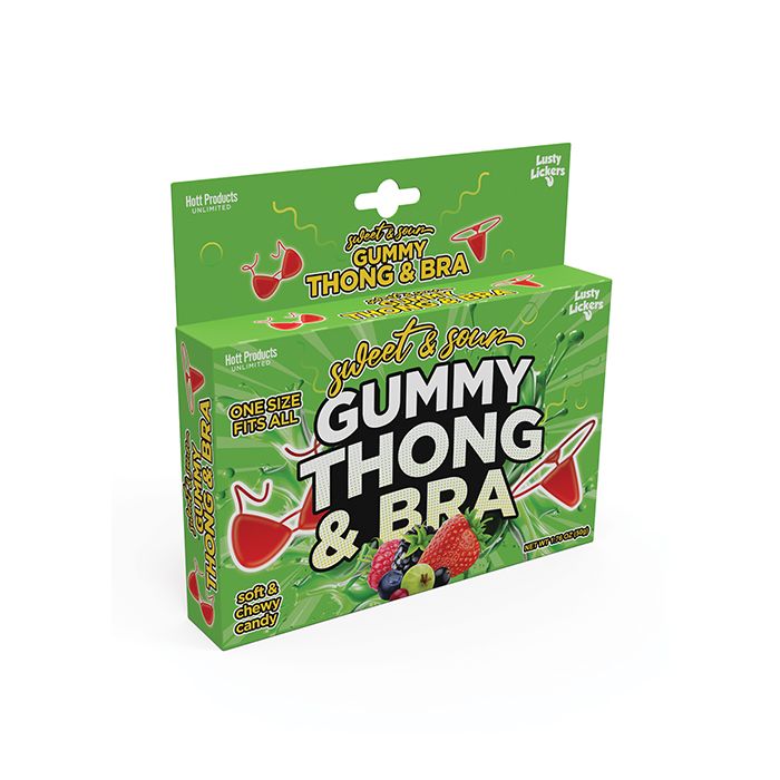 Sweet & Sour Gummy Thong & Bra