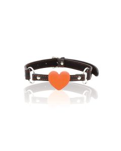 The 9's Orange is the New Black Silicone Heart Gag