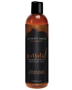 Intimate Earth Sensual Massage Oil - 120 ml Cocoa Bean & Gogi Berry