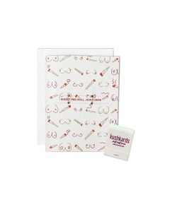 Doobies Boobies Greeting Card w/Matchbook