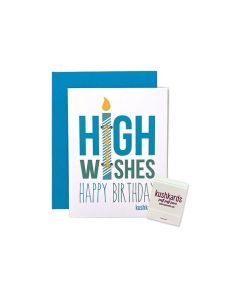 High Wishes Greeting Card w/Matchbook