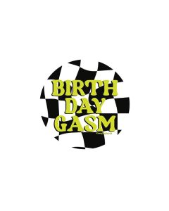 Birthday-Gasm Naughty Sticker - Pack of 3