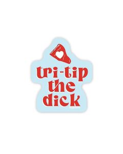 Tri-Trip Naughty Sticker - Pack of 3