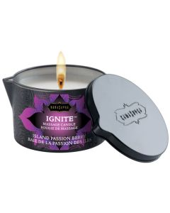 Kama Sutra Ignite Massage Soy Candle - Island Passion Berry