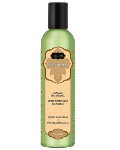 Kama Sutra Naturals Massage Oil - 8 oz Vanilla Sandlewood