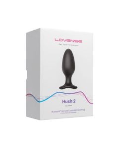 Lovense Hush 2 2.25" Butt Plug - Black