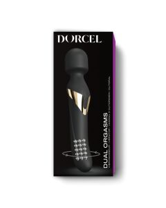 Dorcel Dual Orgasms Wand - Black/Gold