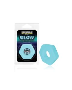 Rock Solid Glow in the Dark The Cog Ring - Blue