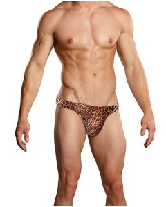 Male Power Wonder Thong Animal Print