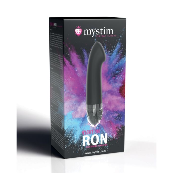 Mystim Right on Ron eStim G Vibrator - Black