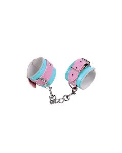 Nobu Fetish Handcuffs - Pink/Blue