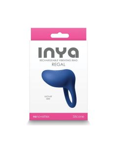 INYA Regal Rechargeable Vibrating Ring - Blue