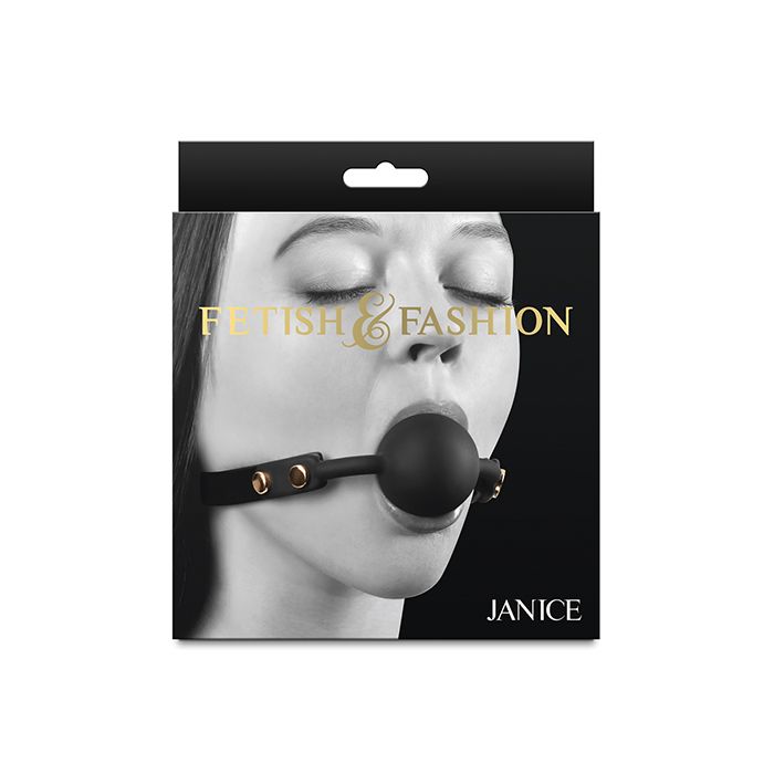 Fetish & Fashion Janice Ball Gag - Black