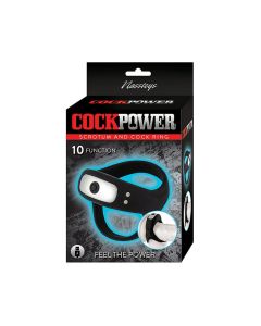 Cockpower Scrotum and Cock Ring - Black