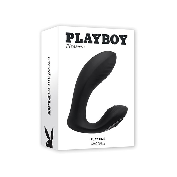 Playboy Pleasure Play time Multi Play G-Spot & P-Spot Vibrator - Black