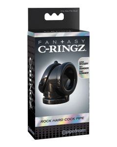 Fantasy C-Ringz Rock Hard Cock Pipe - Black
