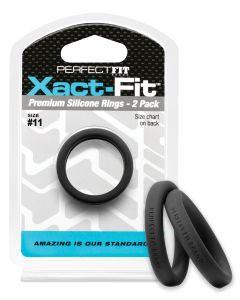 Perfect Fit Xact Fit #11 - Black Pack of 2