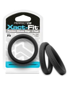 Perfect Fit Xact Fit #19 - Black Pack of 2
