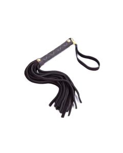 Plesur Mini Leather Flogger - Black