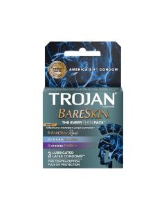 Trojan BareSkin EveryTHIN Condom - Variety Pack of 3