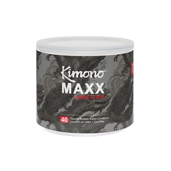 Kimono Maxx Large Flare Display Bowl - Assorted Colors Display of 40