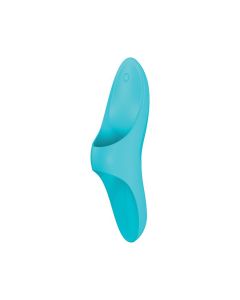 Satisfyer Teaser Finger Vibrator - Light Blue