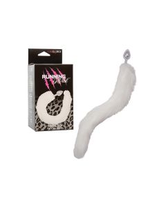 Running Wild White Tail Metallic Anal Probe