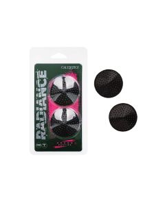 Radiance Round Pasties Black O/S
