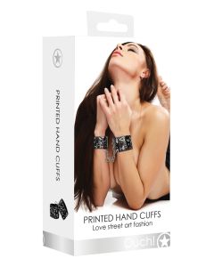 Shots Ouch Love Street Art Fashion Printed Hand Cuffs